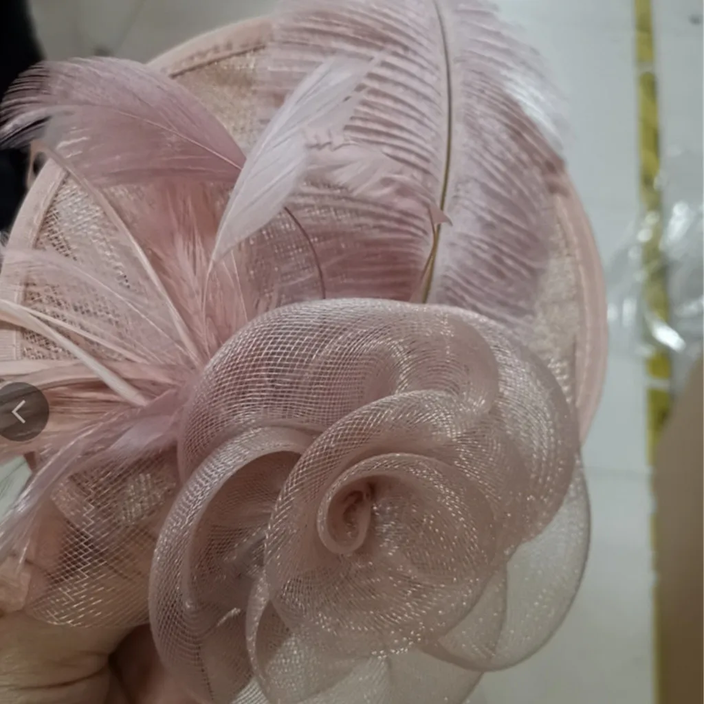 Новый европейский и американский головной убор из сетчатой пряжи ретро-шпилька для волос аксессуары для волос повязка на голову Аксессуары для платья головной убор с цветком