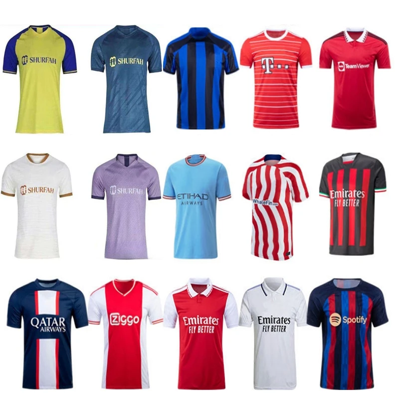 Source 2022/2023 New Design Set of Soccer Jerseys Printing Club