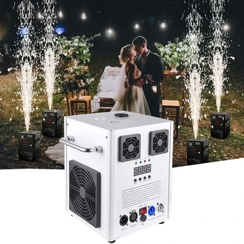 Wireless 600W DMX512 Remote Control Cold Spark Machine Cold Firework Fountain for Wedding Party Nightclub