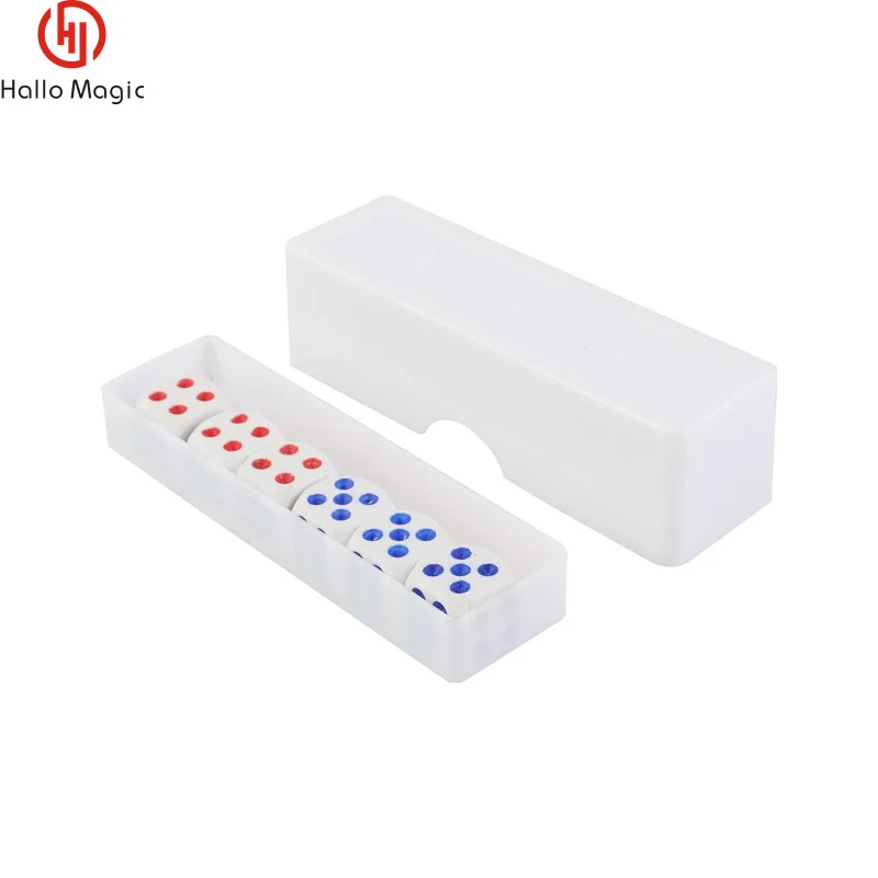 Предсказание кубики (нормальные) фокусы с шестью сменными вспышками Magia крупным планом уловка реквизит иллюзия забавные игрушки для детей шоу