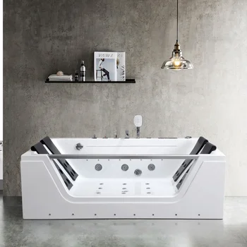 Massage Corner Multi Functional Acrylic Modern Whirlpools Bathtub For ...