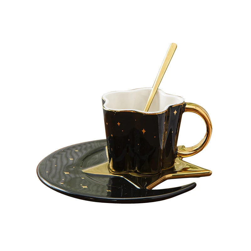 磁器コーヒーカップセットノベルティ星型ティーカップ