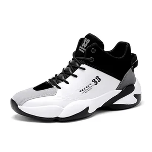 High-top Basketball Shoes Men's Sports Casual Shoes High Quality Genuine Fashion Retro Sneakers