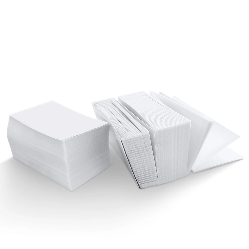 2000 Labels 2000 Labels Total 4 x 6 Fanfold Direct Thermal Printer White Zebra Shipping Labels Perforated
