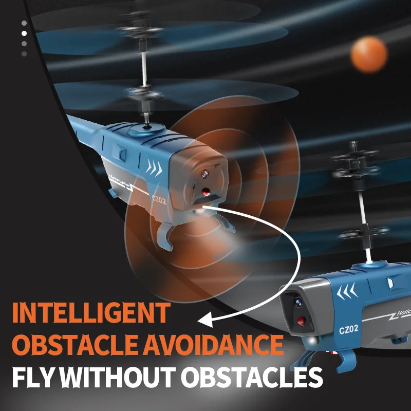 Newest CZ02 3.5CH Helicopter 2.4Ghz Remote Control Airplane Induction Obstacle Avoidance Airplane RC Drone