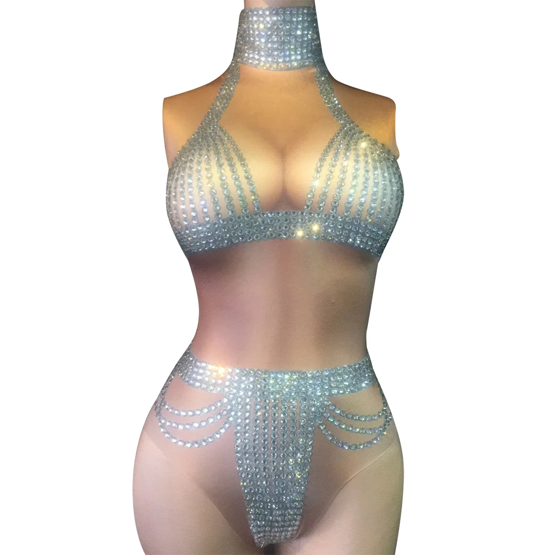 Sexy Skin Nude Sleeveless Crystal Leotard Women Nightclub Party Rhinestones  Pole Dance Bodysuits Show Stage Performance Wear - Buy Stage Performance  Wear,Pole Dance Bodysuits,Rhinestones Leotard ...