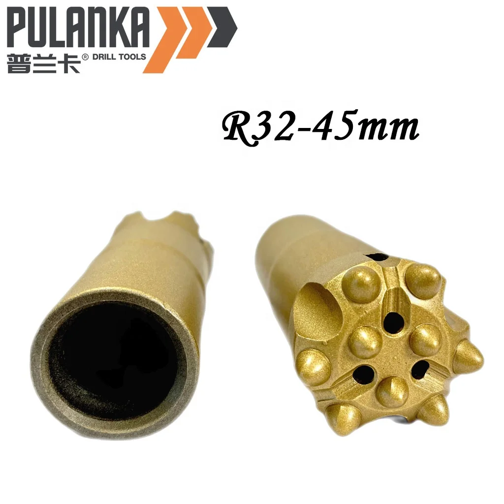 R32 45mm Thread Tungsten Carbide Button Bit - Buy Button Bit,Thread ...