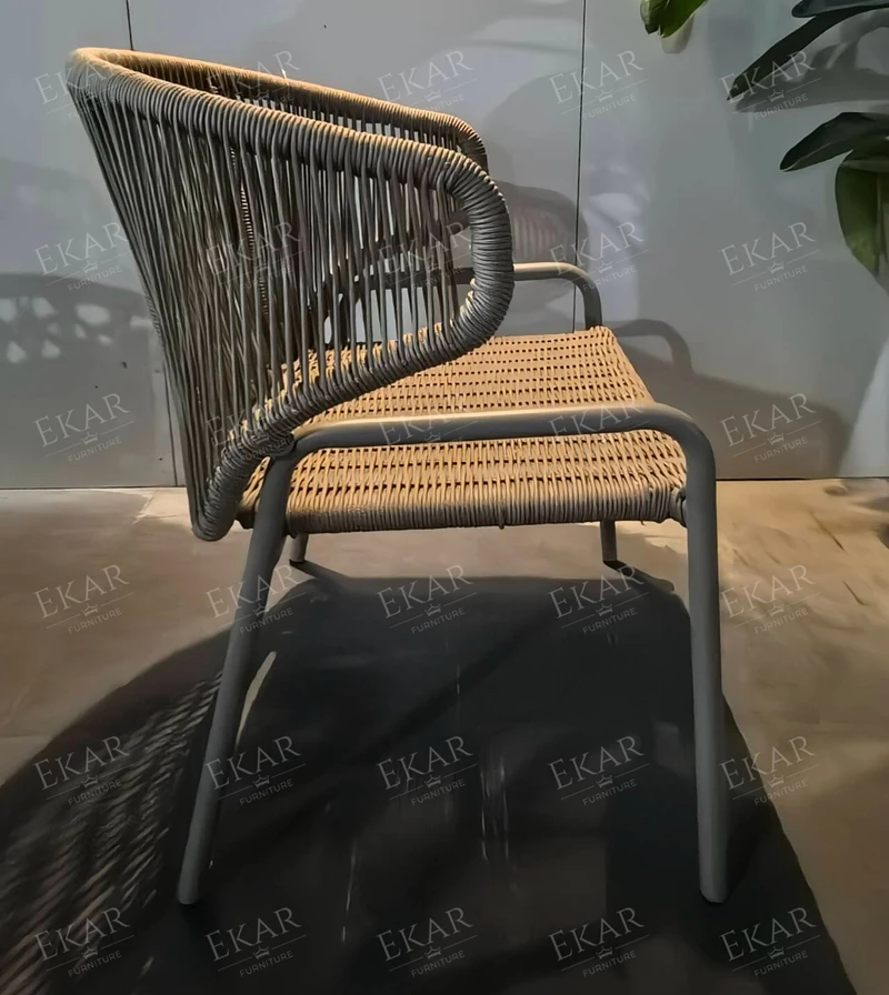 product modern waterproof wicker dining chair for outdoor use-66