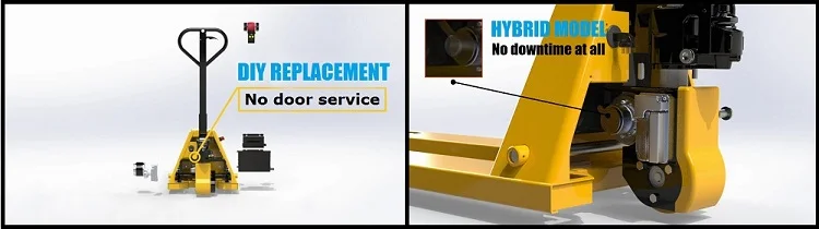 Compact mini LPF lithium electric pallet truck 1.3 ton 1.5 ton 2.0 ton with hand pallet truck function