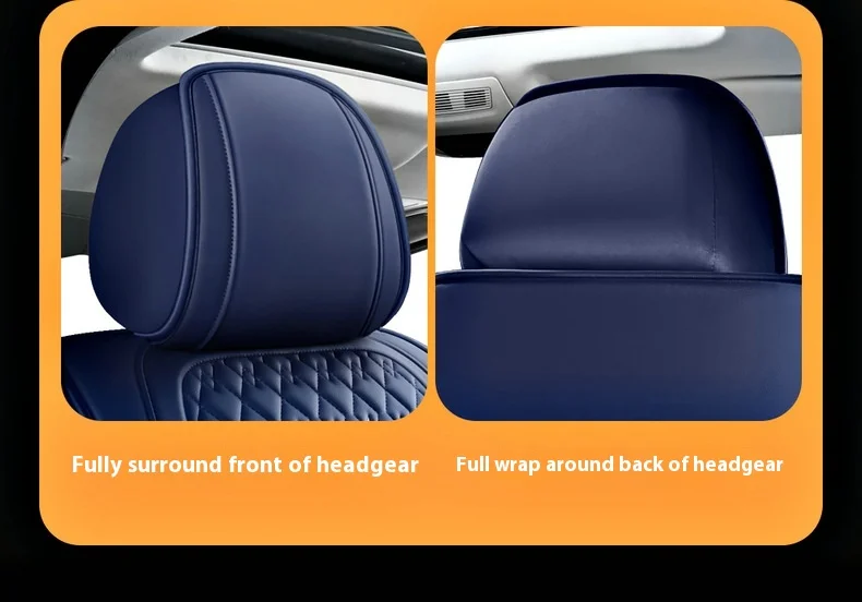 New Fashionable Four-Seasons Car Seat Cover Full Surround Silk Ice Material Explosion-proof for Front Car 16