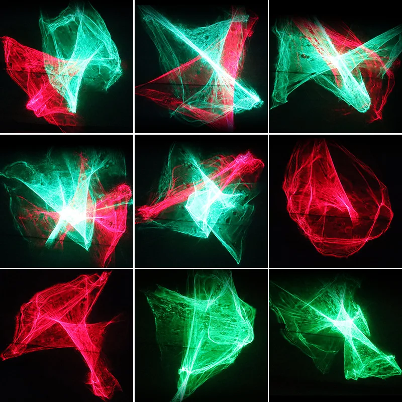 Disco Light RGB LED Laser Stage Beam Lighting Sound Activated DJ Party Lights With Strobe Flash Effect Usb Power Projector Lamp