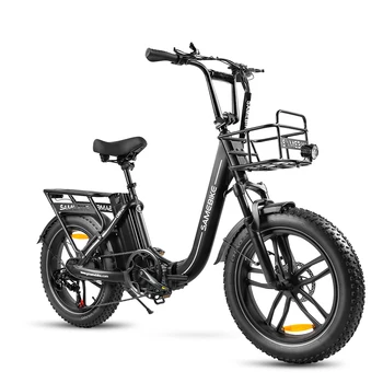 SAMEBIKE C05 Pro 500W 36V 13ah Lithium Battery Fat Tire Folding Electric City Bike Bicycle Ebike