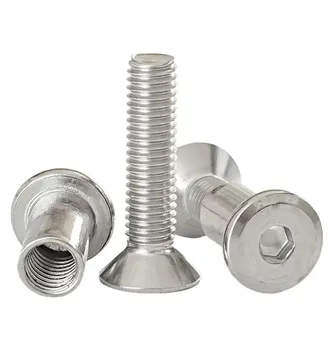 Bullone E Dado A Ve A Testa Piatta Con Esagono Incassato Con - Foto 7