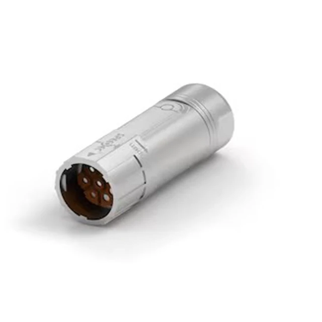 Connector Cable-to-Cable, Circular Connector Plug, Shell Size 23, Power & Signal, Zinc Alloy, PBT GF BSTA078NN00550100000