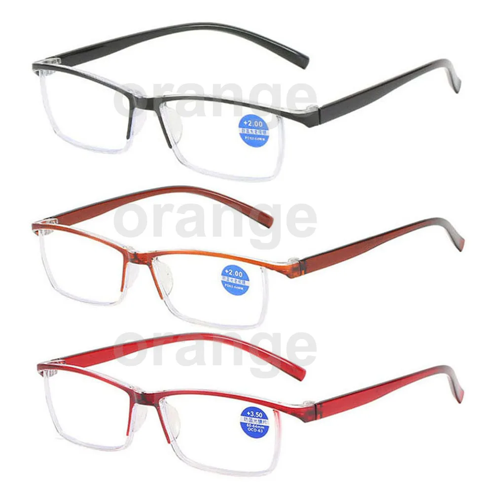 Stylish Orange Reading Glasses for Men & Women