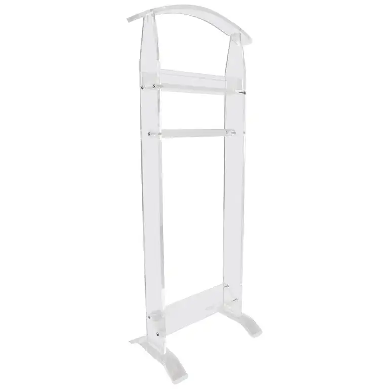 Chinese Factory Direct Customized Clothes Rack Stand Acrylic Valet Coat Stand