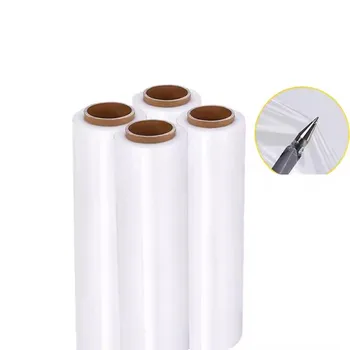 Pe Stretch Film Packing Wrapping Packaging Pallet Wrap Stretch Film 23mic 17 Mic Stretch Film For Pallet Mini Roll