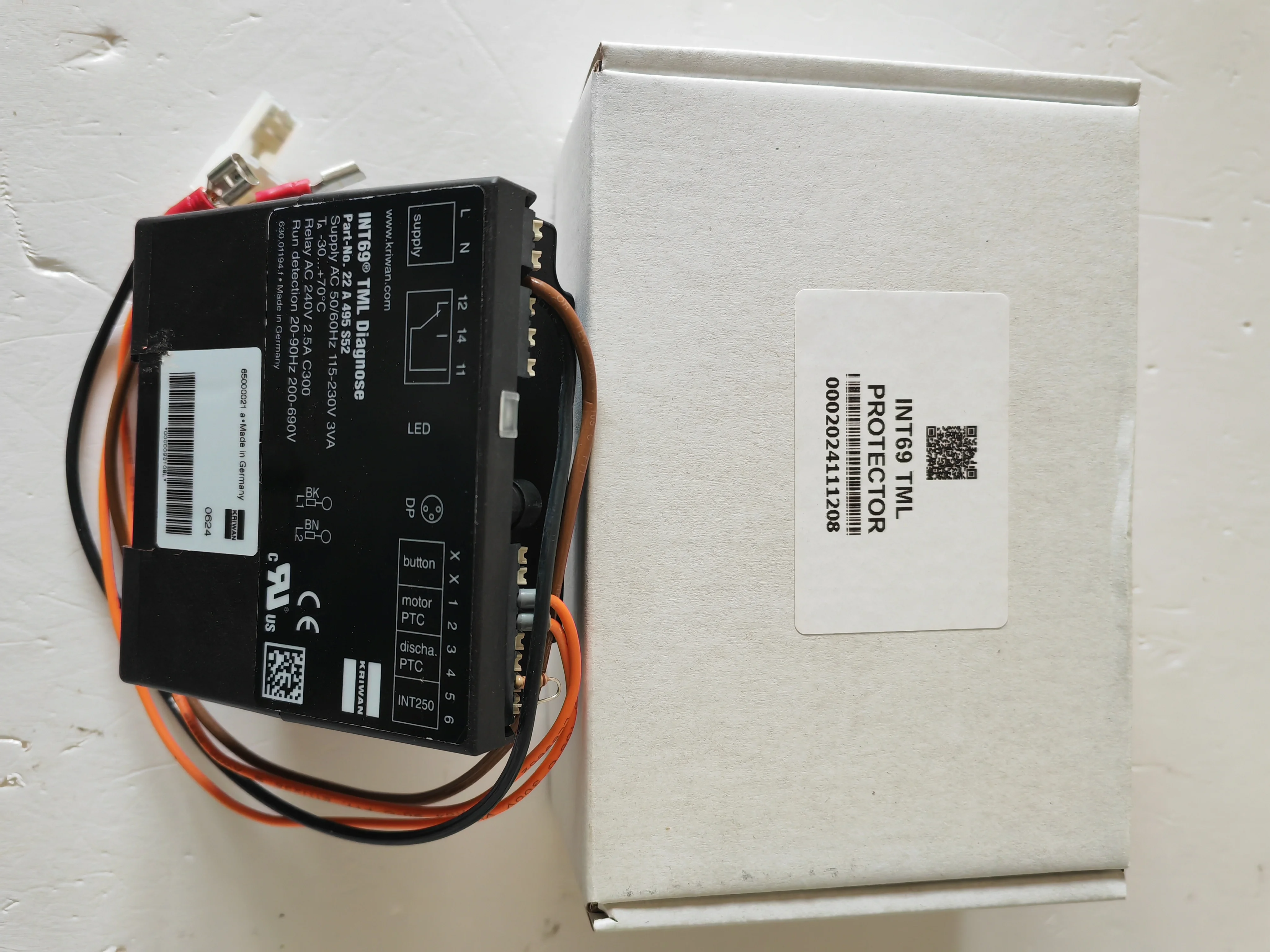 KRIWAN Air Conditioner Compressor Motor Protector INT69 FSY 22A 631 S21  Motor Protector  Compressor Protection Module