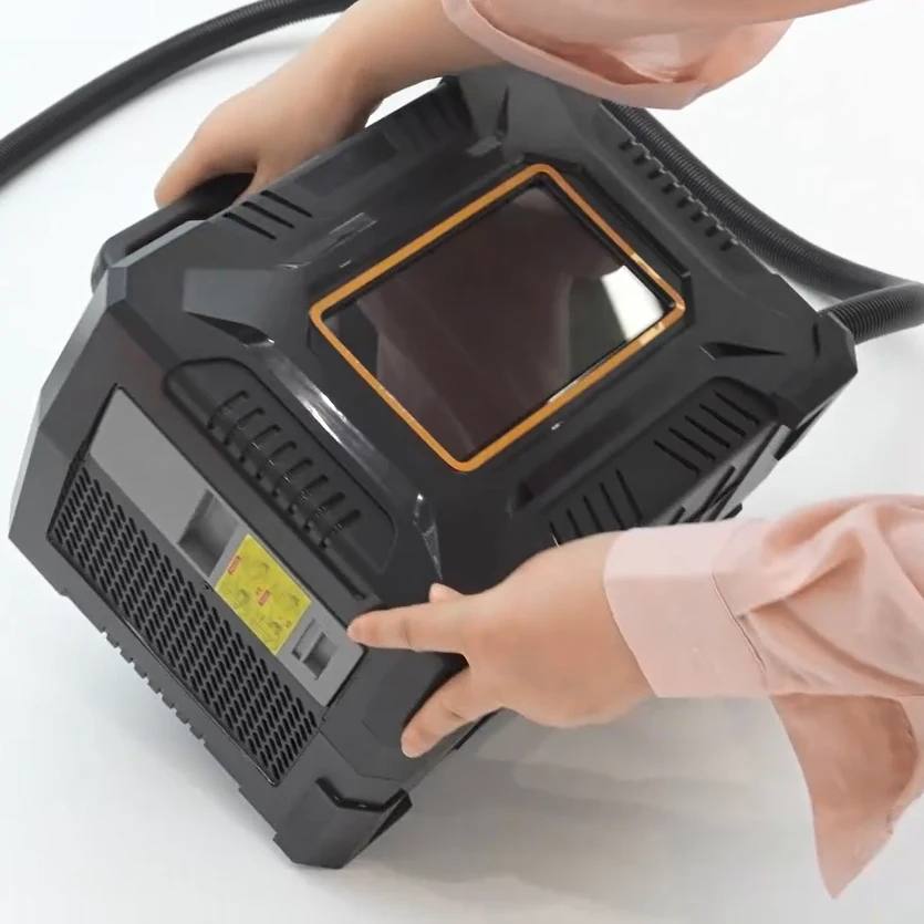Original Factory Price 50W Handheld Manual Engraving Silver Metal Wood Logo Fiber Laser Marking Machine