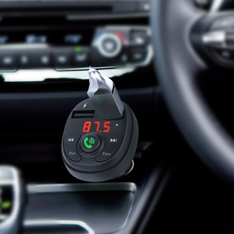 BOROFONE BC26 Music Joy LED Display Car Wireless FM Transmitter Support U Disk