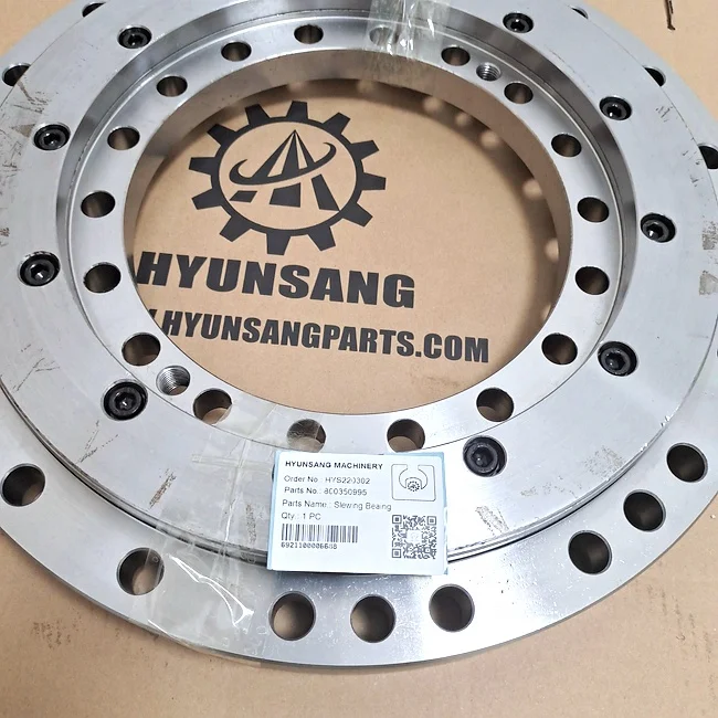 Hyunsang Excavator Parts Slewing Bearing 800350995 for Grader Gr2403 for Sale