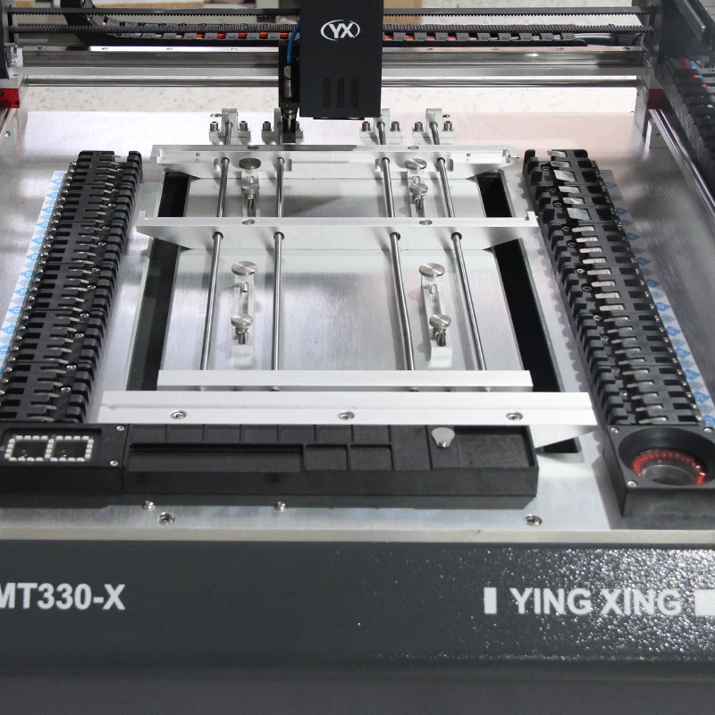 SMT330-X SMT Automatic Led Light SMD Equipment PCB Board Making Chip Mounter Manual Small Desktop Pick and Place Robot Machine