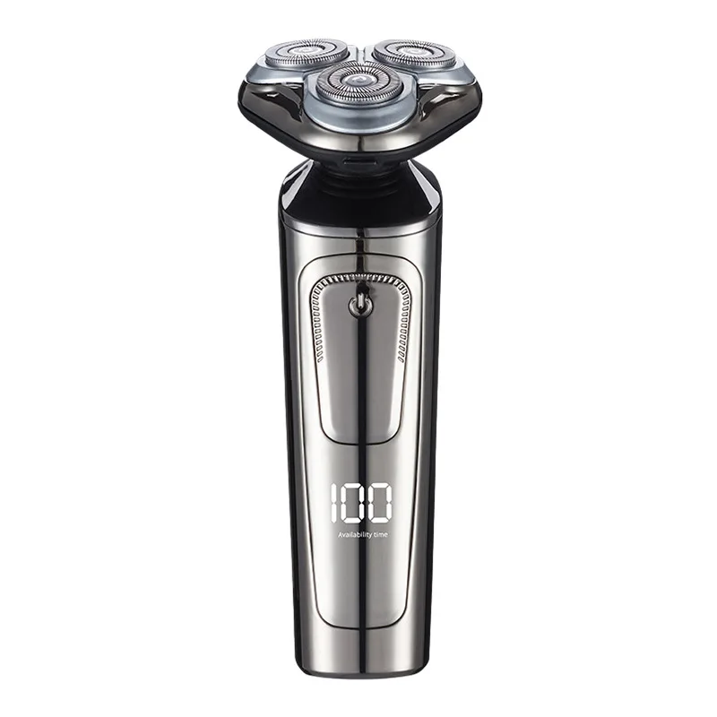 Hot Selling Triple Blade Car USB Rechargeable Electric Shaver Low Noise Waterproof for Men for Household RV Hotel Grooming details