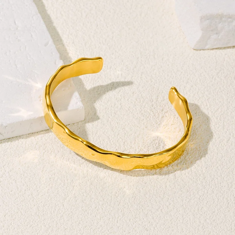 MICCI Wholesale 18K Gold Plated Stainless Steel Bangles
