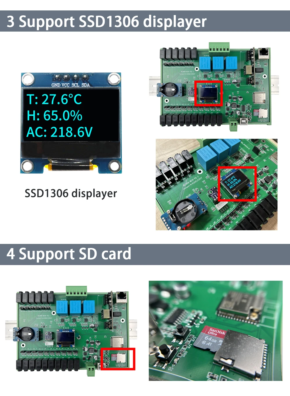 Kincony Kc868m16 V2 Esp32 16 Channel Ct Clamp Energy Monitor No App