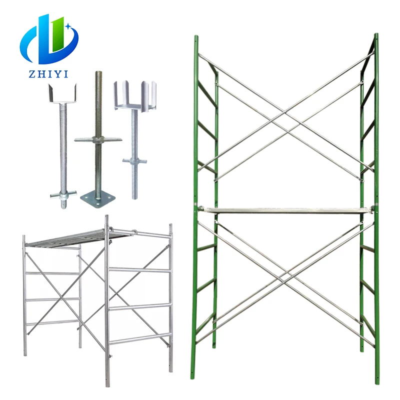 Building Construction Scaffold Material Tools Scaffoldings Ladder Scaffolding Items Parts Telescopic h Beam Jack Used Scaffoldin