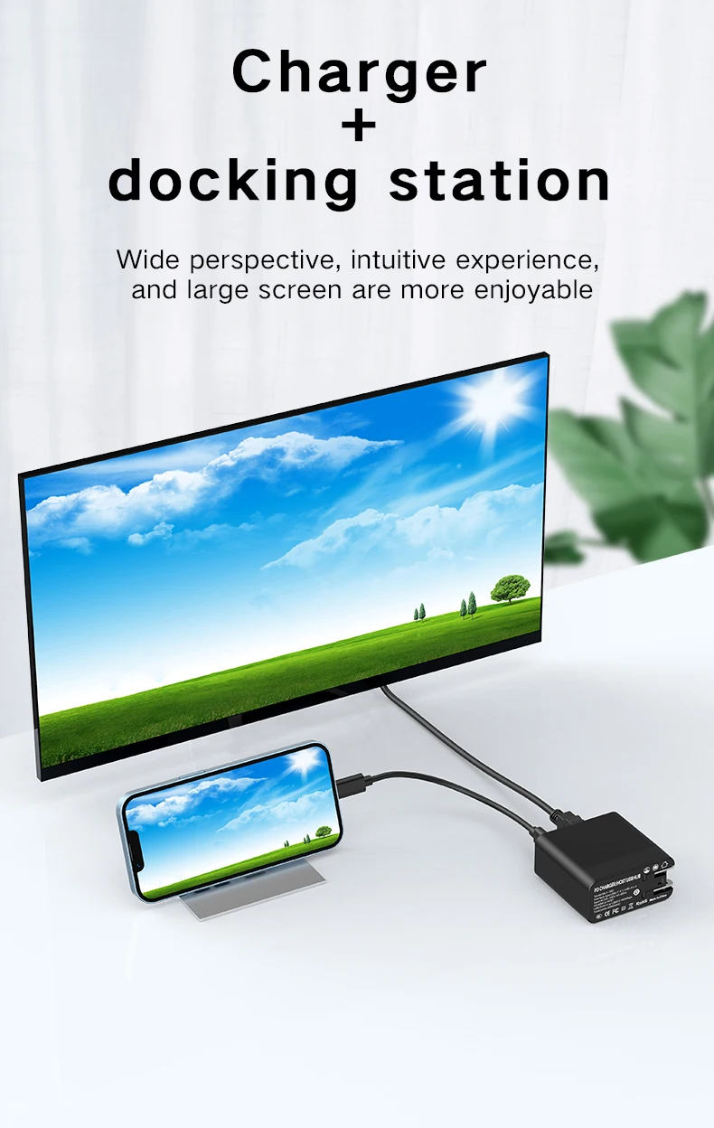 4-in-1 Docking Station USB Type C 3.1 Hub to Compatible Pd Charger+hub ...