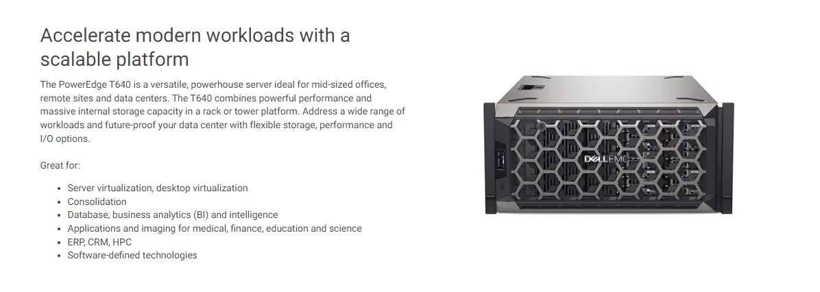 Tower Stock Intel Xeon Dell Poweredge T640 Tower Server - Buy Dell ...