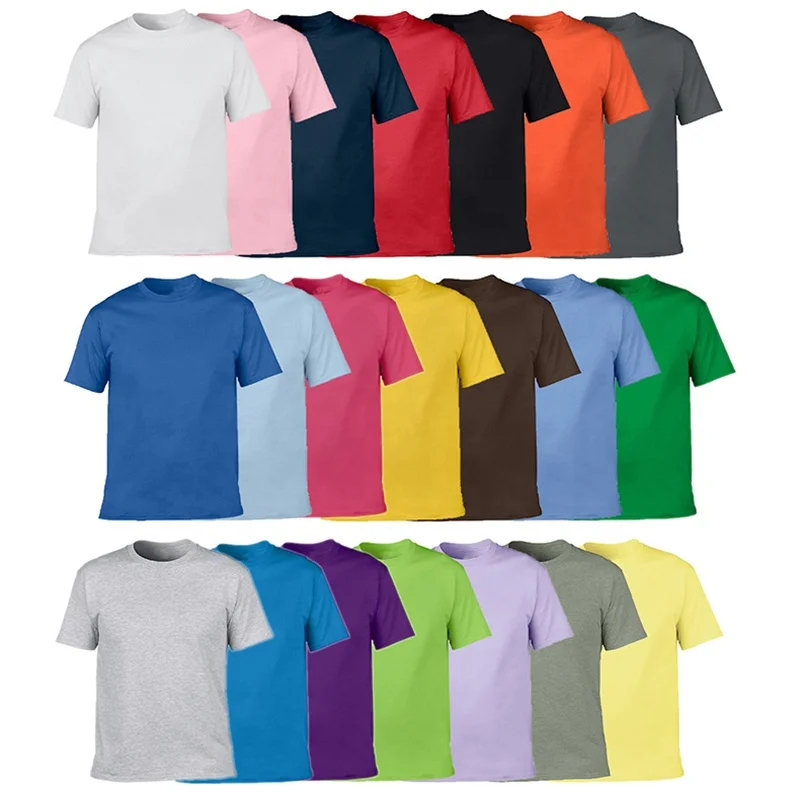Tee Shirts Company Promotional Logo Printed Bulk Plain Staff Uniform ...