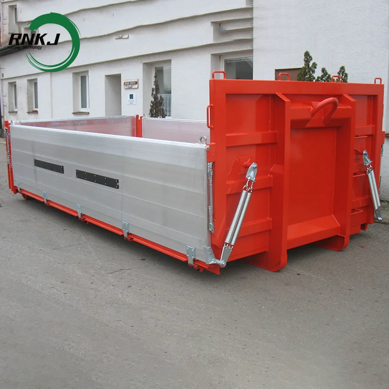 15cbm RNKJ Garbage Truck Trash Can Cleaning Machine on Trailer Garbage  Hook Lift Bins  Collector for Sale