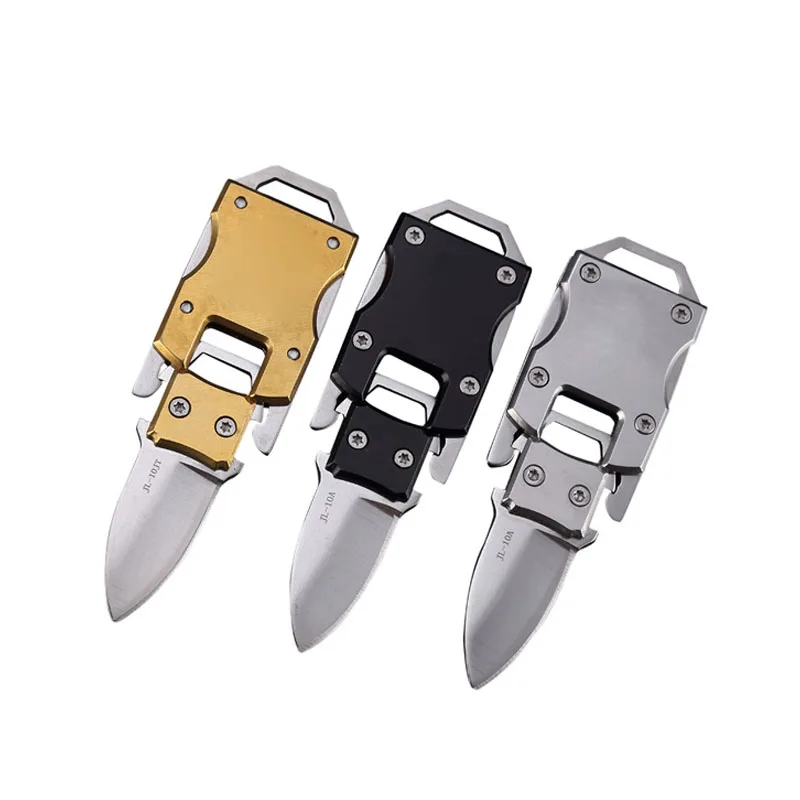 Stainless Steel Mini Folding Knife Portable Tactical Multi-purpose ...
