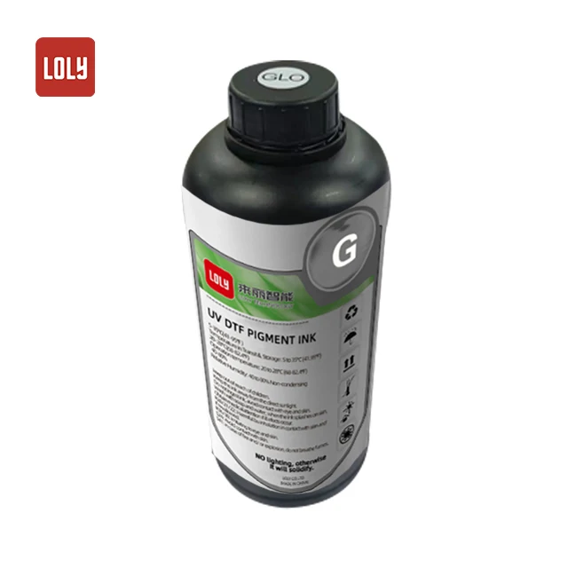 High Resolution 1000ml 1L UV DTF Varnish Ink Cup Factory Wholesale Specialty  Dye Varnish Transfer Stickers Printing Bottles