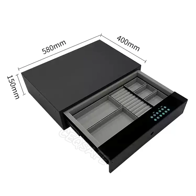 CEQSAFE Electronic Digital Deposit Smart Security Drawer Hidden Safe Box