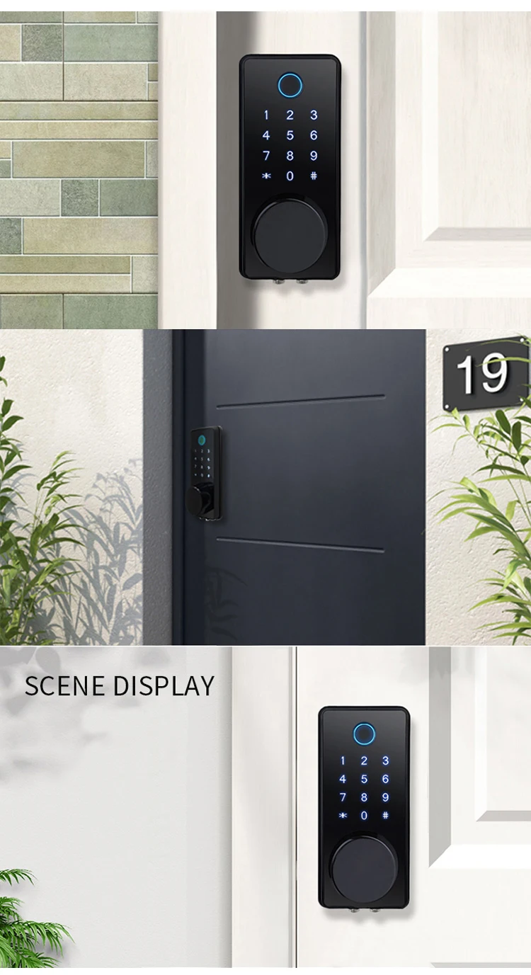 Aidmi Smart Door Lock Home Assistant With Tuya Smart Tt Lock Adjustable