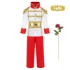 Top + pantaloni + cintura + corona + rose