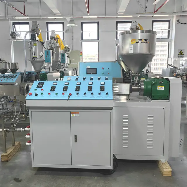 Plastic  Extruder and Lollipop Stick  Machine for Making Straws - Efficient Manufacturing Equipment