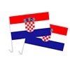 Bandera coche Croacia