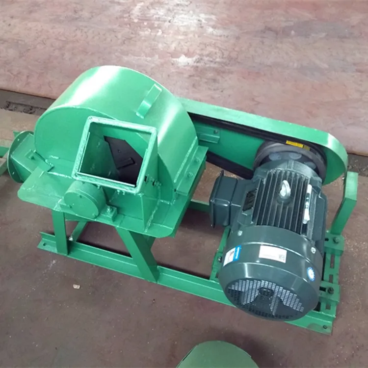 Electric Motor Sawdust Making Machine Wood Log Trunk Crusher Wood Grinding Machine