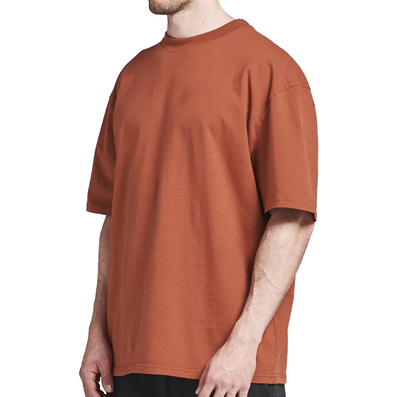 High Quality 240 Gsm Drop Shoulder Heavyweight Tshirt Luxury Blank