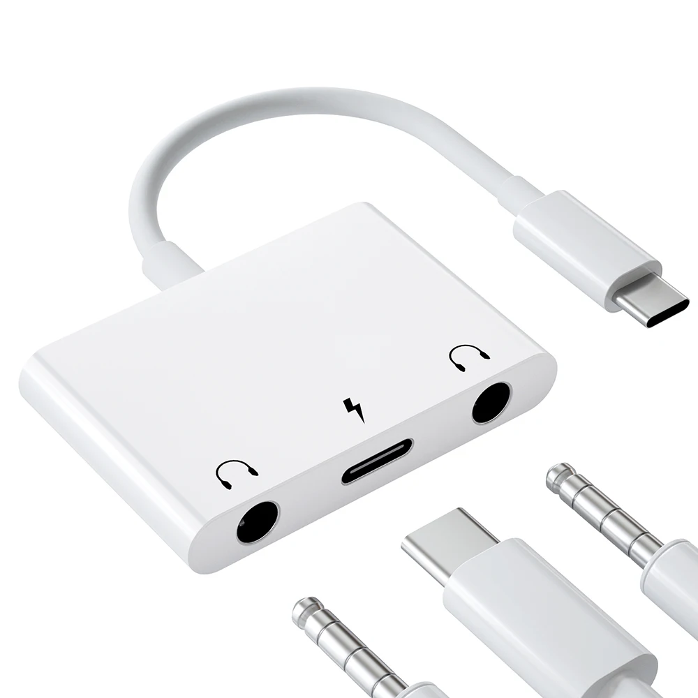 Earphones Adapter Cable DAC USB C Headphone Jack