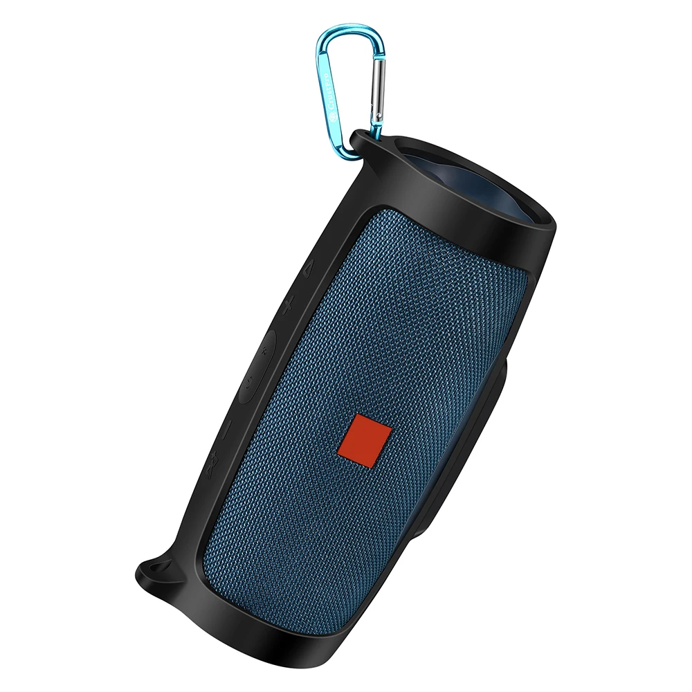Professional Manufacturing Silicone Speaker case with Carabiner and Shoulder Strap Bumper case for jbl Charge 4