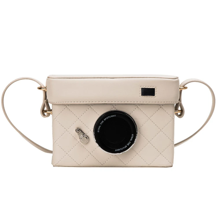 camera shaped purse