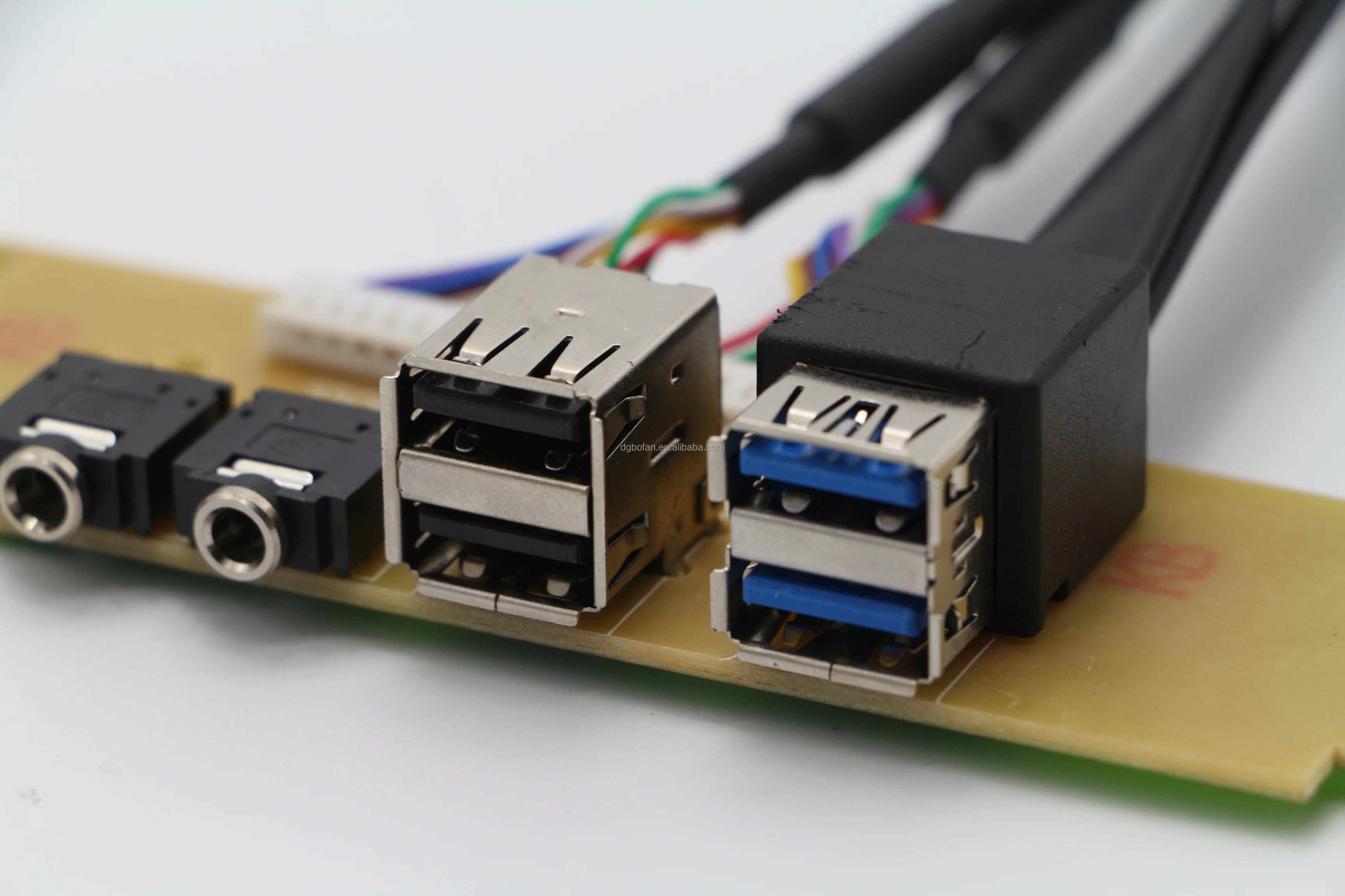 Main Board Cable Usb 3.0 + Double Usb 2.0+ Pcs 3.5mm Pcb Board Cable ...