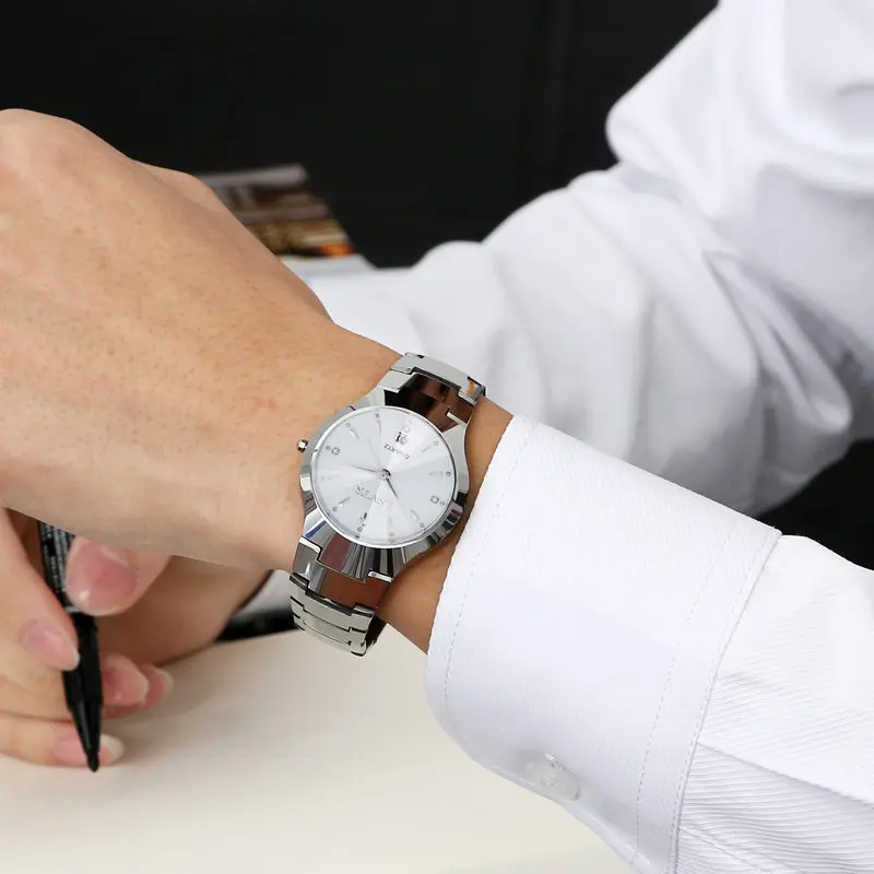 Luxury Waterproof Couple Watches - Stainless Steel