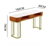 Orange Double Manicure Table, 160*40*78cm