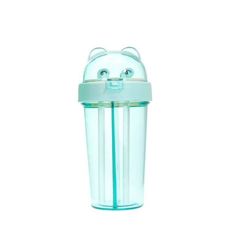 420/600ml Creative Water Cup,One Cup of Two Different Drinks Two